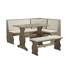 Do you suppose corner booth dining set table kitchen seems nice? Buy Linon Natasha Wood Patio Conversation Kitchen Breakfast Corner Nook Table Booth Bench Dining Set In Brown Online In Turkey B07zdlzw7k