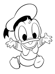 The diagram has broad outlines, making it easier for your young kids to fill. Baby Donald Duck Coloring Page 1001coloring Com