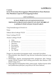 Surat Proposal Bantuan Dana Cute766
