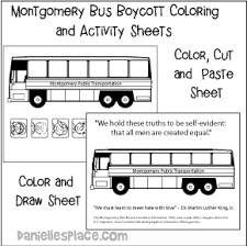 The law said that in 1943 rosa parks along with her husband,raymond parks, joined the national association for the advancement of colored people(naacp).it was formed. Montgomery Bus Boycott With Quotes Coloring Sheet The Resource Room