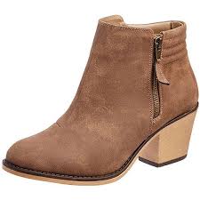 Black Boots With Brown Heel Pin On Top Fashion Products