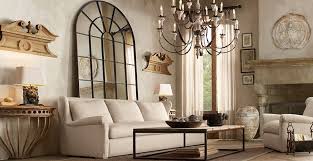 Design Gallery Restoration Hardware Living Decor Living Room Mirrors Interior