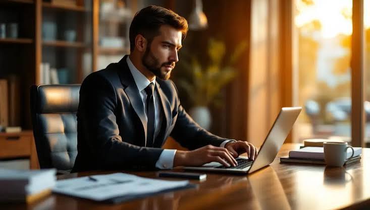 Guia de serviços jurídicos profissional e atraente para clientes