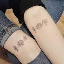 Nature Inspired Matching Treetattoo Tattoo For Sisters Sisters Tattoo Sistertattoo Tattoo Siblings Sister Tattoos Stick And Poke Tattoo Ideas Poke Tattoo