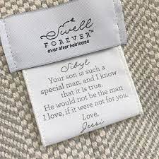 Beautiful Mother Of The Groom Wedding Gift Idea Personalized Message Tags On Forever Wedding Gifts For Groom Gifts For Wedding Party Mother Of The Groom Gifts
