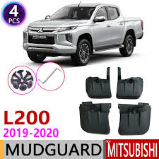Traton se (formerly volkswagen truck & bus) and hino motors, ltd. For Mitsubishi L200 Triton Barbarian 2019 2020 Front Rear Car Mudflaps Fender Mud Guard Flaps Splash Flap Mudguards Accessories Car Stickers Aliexpress
