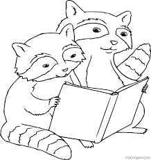 Then have them glue the picture of the. Raccoon Coloring Pages Coloringall