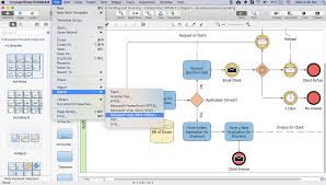 creating visio business process diagram conceptdraw helpdesk