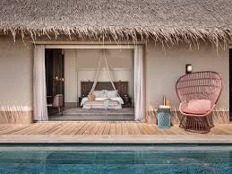 Dark and moody hotel room. Joali Maldives Art Resort Inspired By Her The Feminine Spirit Of The Brand Archi Living Com