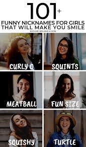 101 Funny Nicknames For Girls That Will Make Her Smile
