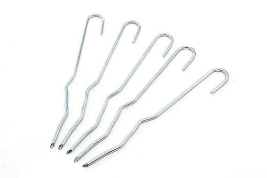 12" Kinked Ground Stakes - 30-Pack