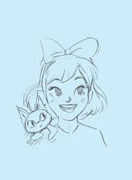 Kiki S Delivery Service Fan Art Art Print By Bana Sakhnini X Small Ghibli Artwork Ghibli Art Cartoon Art Styles