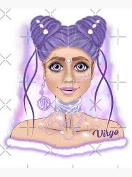 Póster for Sale con la obra «Virgo Cumpleaños de niña Zodiaco Mujeres  nacidas en Agosto Septiembre» de ZNOVANNA