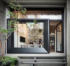 Maybe you would like to learn more about one of these? 13 Front Doors That Contribute To Stunning Facade Designs Homify Storefront Design Facade Design Restaurant Facade