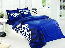 nely pamuk saten nevresim takimi navy cift kisilik home bed blanket