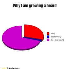 Why I Grow A Beard The Beard Pie Chart Funny Charts