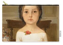 Millie Smith Zip Pouch by Ford Madox Brown