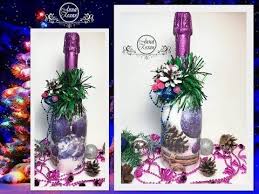 мастер класс по украшению бутылки шампанского на новый год Diy Podarochnoe Shampanskoe Na Novyj God Oformlenie Butylki V Tehnike Dekupazh Anna Kohan Mk Yout Svadebnye Butylki Butylka Vina V Podarok Ukrashenie Butylok