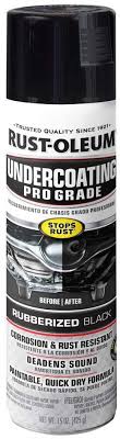 What is the best auto undercoating. Amazon Com Rust Oleum 248656 Professional Grade Rubberized Undercoating Spray 15 Oz Black Automotive