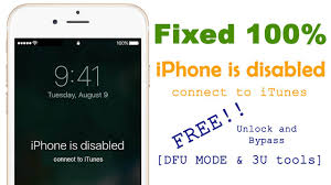 Iphone Is Disabled Connect To Itunes How To Open Without Data Save Itunes Youtube