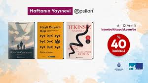 Epsilon Yayınevi'nin tüm kitapları, www.istanbulkitapcisi.com'da %40  indirimde! - KÜLTÜR.İSTANBUL