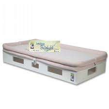 Secure Beginnings Safesleep Breathable Crib Mattress White Pink Standard Mattress News