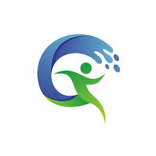 Running Man With Water Waves Logo Vector Premium Vector Freepik Vector Logo Business Abstract People In 2020 Waves Logo Environment Logo Vector Logo