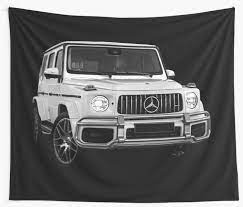 The New G Class Mercedes Benz White Wallart Walldecor Wallpaper Mercedesbenz Mercedes Amg G Class Benz Mercedes Benz