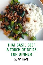 Thai Inspired Basil Beef Recipe In 2020 Quick Dinner Recipes Thai Dinner Recipes Easy Dinner