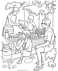 Get hold of these colouring sheets that are full of camping pictures and involve your kid in painting them. Free Printable Camping Coloring Pages Coloring Home