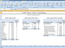 Craft Show Sales Organizer Excel Spreadsheet Template On Handmade Artists Shop Craft Business Excel Spreadsheets Templates Excel