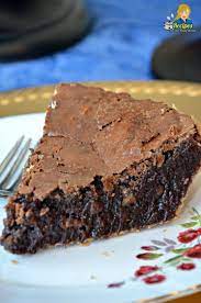 Fudge Pie Recipe Is The Best Chocolate Gooey Pie Ever Recipe Fudge Pie Recipe Fudge Pie Desserts