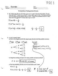 Probability Of Independent Events Worksheet In 2020 Probability Worksheets Conditional Probability Simple Probability