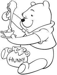 When the gang from the hundred acre wood begin a honey harvest, young piglet i. Honey Winnie The Pooh Enjoying Tea With Honey Coloring Page Winnie The Pooh Drawing Bear Coloring Pages Disney Coloring Pages