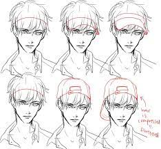 How To Draw A Visor And Backwards Cap Desenhando Esbocos Desenho De Rosto Desenho De Cabelo