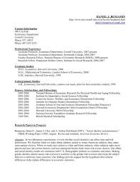 And experience as an academic and helps to establish your professional image. Curriculum Vitae Professor James J Heckman