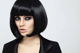 Short rounded cut with side bangs for over 60. How To Get A Concave Bob In 5 Easy Steps