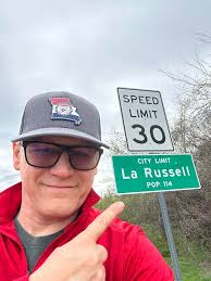One of the perks of showing property out in the countryside? Getting to  reconnect with family history along the way. Today's route took me through  La Russell, where my mom lived from