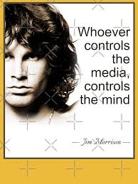 Jim Morrison. Whoever controls the media, controls the mind" Essential  T-Shirt for Sale by Angelo Ornelas