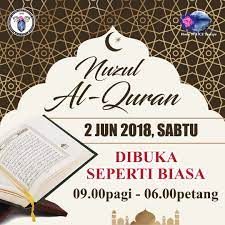 Maybe you would like to learn more about one of these? Cvt Malaysia Nuzul Al Quran 2018