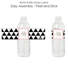 Maybe you would like to learn more about one of these? Set Of 20 Pink Chic 50th Birthday Birthday Party Water Bottle Sticker Labels Black And Gold Party Favors Home Kitchen Stanoc Com
