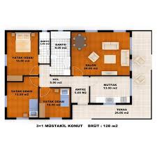 Müstakil ev planı 3+1 tam plan #evplanları #müstakilev. 3 1 128 Metre Kare Mustakil Ev Urununu Globalpiyasa Com Da Satin Alin