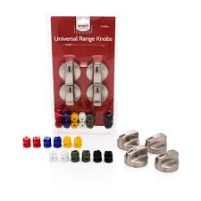 Smart Choice Universal Gas And Electric Range Stainless Steel Knob Kit 4 Pack Knobkit4s The Home Depot