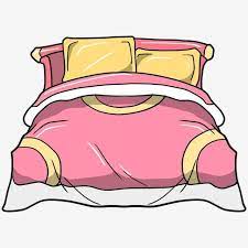 Rozovaya Krovat Zheltaya Podushka Multfilm Mebel Illyustraciya Postelnyj Klipart Tolstoe Odeyalo Teploe Odeyalo Png I Psd Fajl Png Dlya Besplatnoj Zagruzki Cartoon Clip Art Pink Bedding Cartoon Illustration