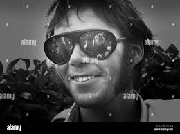 Neil young 1974 Black and White Stock Photos & Images