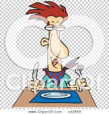 Free Clipart Fish Dinner Royalty Free Rf Clip Art Illustration Of A Cartoon Hungry Man Illustration Art Illustration Cartoon Styles