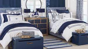 Boys Navy Bedroom Twin Beds Guest Room Boys Bedroom Decor Bedroom Decor