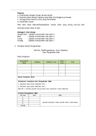 Instrumen Penilaian Sikap Pengetahuan Dan Ketrampilan Office Word Microsoft Excel Words