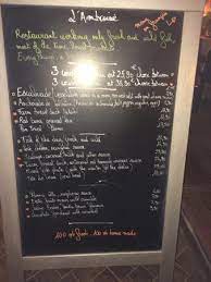 Check spelling or type a new query. La Menu Picture Of L Ambroisie Collioure Tripadvisor