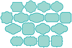 Square Frames Svg Shapes Banner Shapes Square Frames